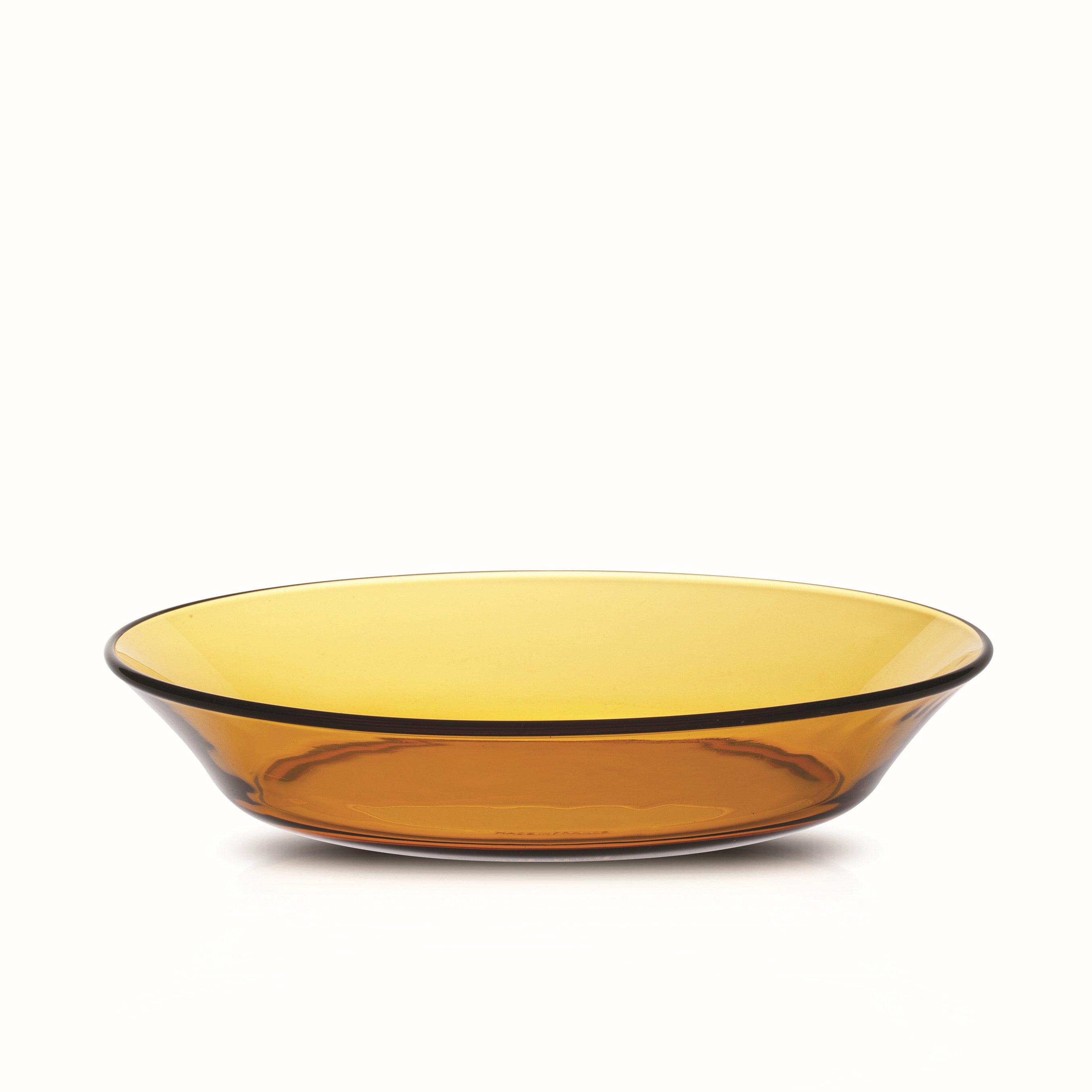 Lys Amber 18 Piece Dinnerware Set- Dinner Plate, Salad Plate, and Soup Plate Set
