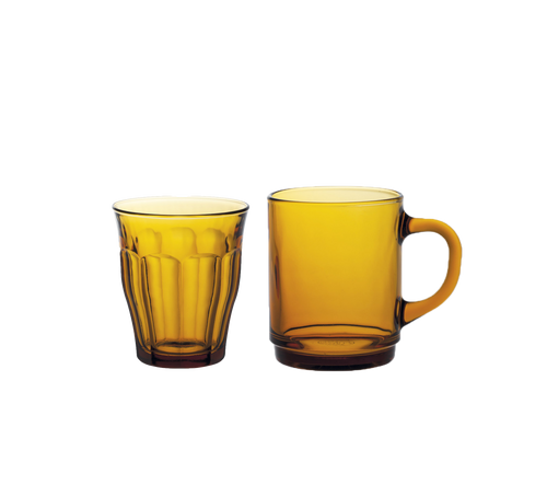 Versailles Mug & Picardie Tumbler Set – 12 Piece Matching Color Collection