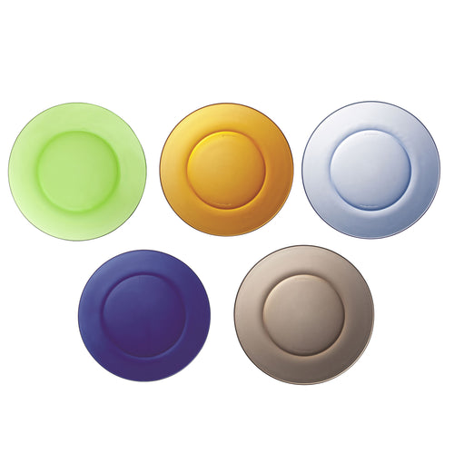 Duralex Lys Mixed Color Plate Set of Six -23cm