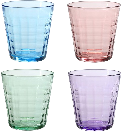 Prisme Assorted Water glass (Set of 4)
