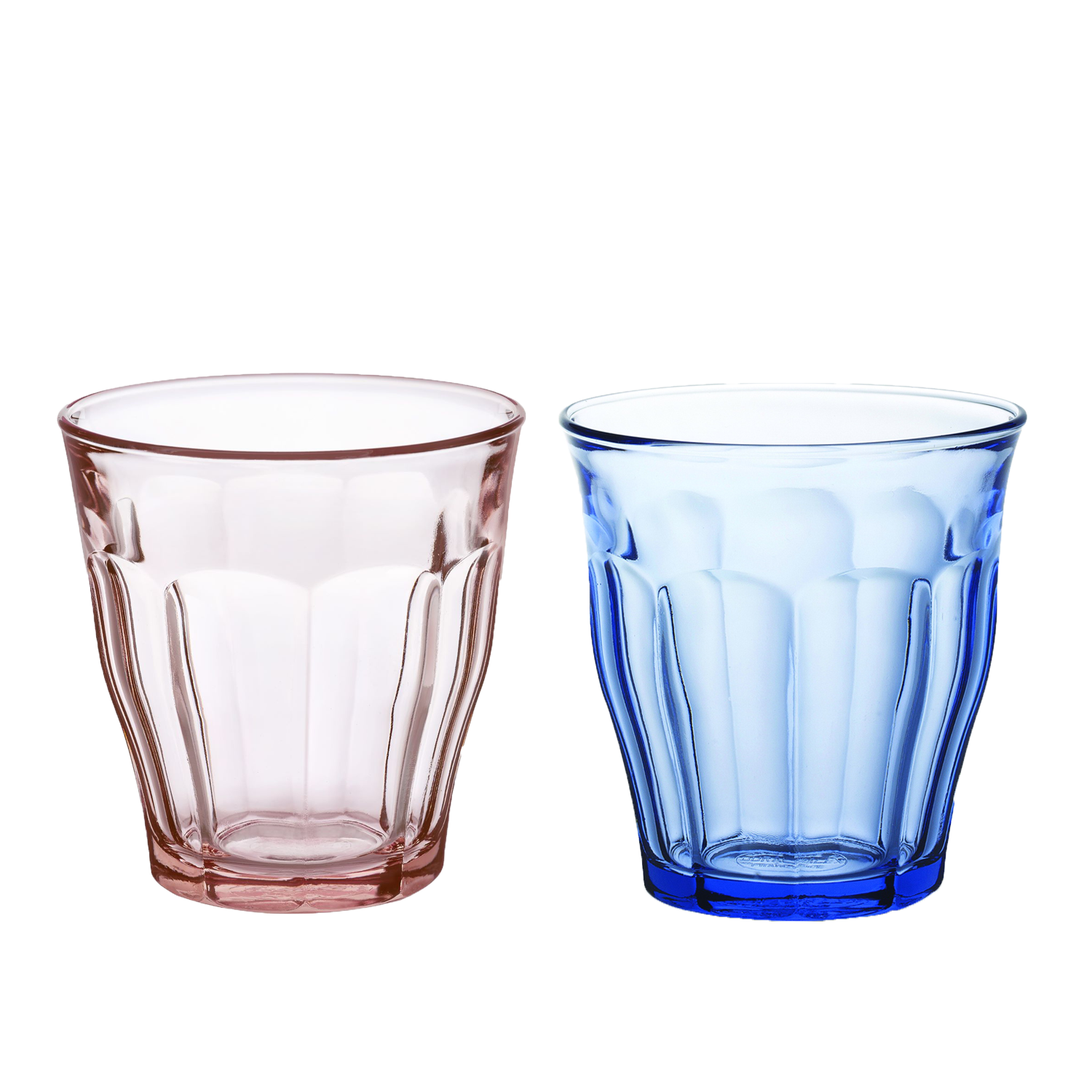 Le Picardie Rose et Marine Verre 250 ml Lot de 4