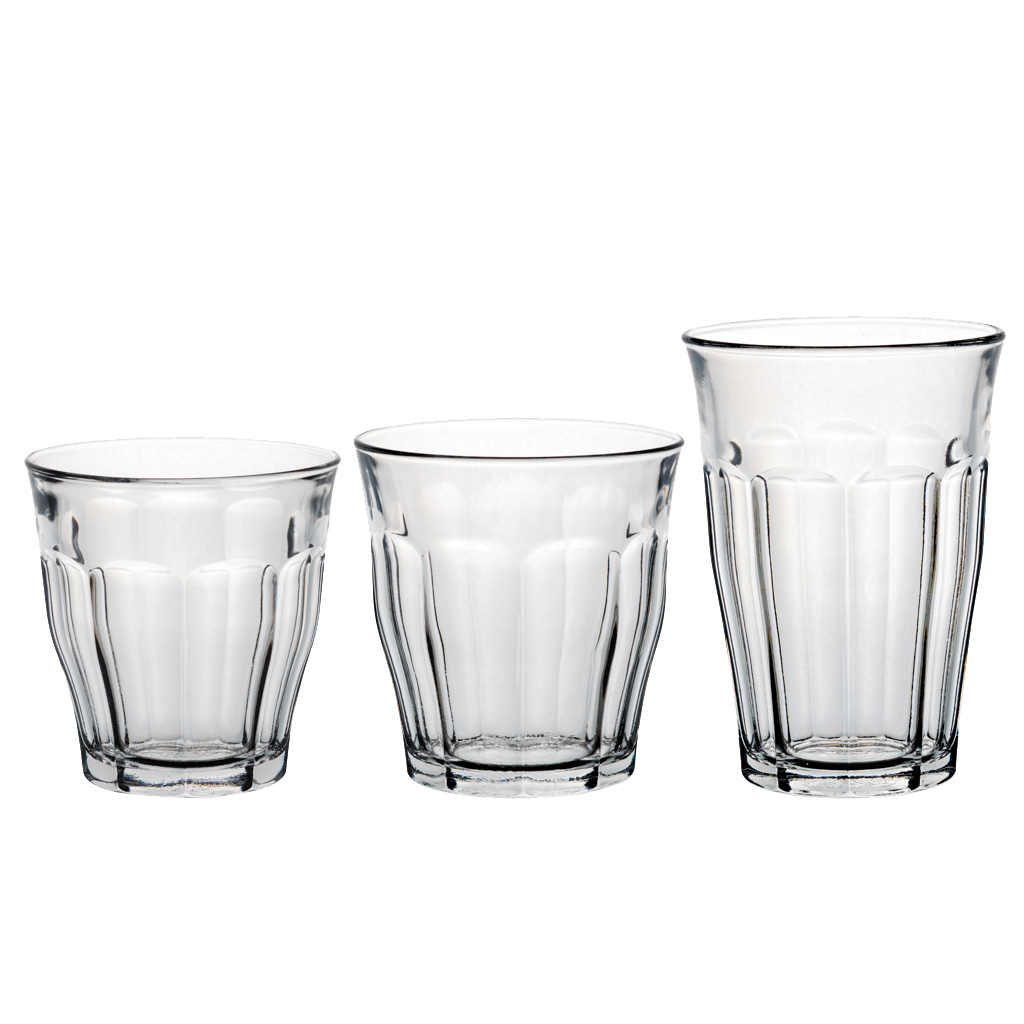 Duralex Le Picardie® Clear 18 Piece Drinkware set - 250ml, 310ml