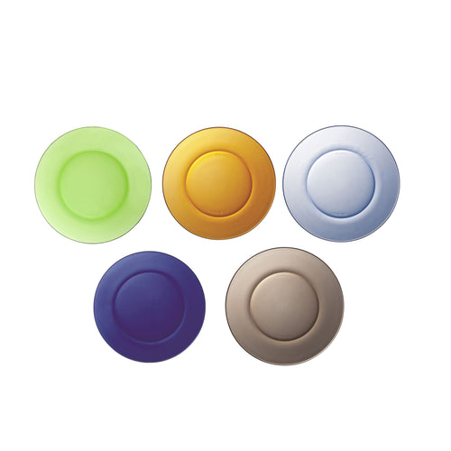Duralex Lys Mixed Color Plate Set of Six -19cm - Duralex Canada | Tough Tempered Glassware