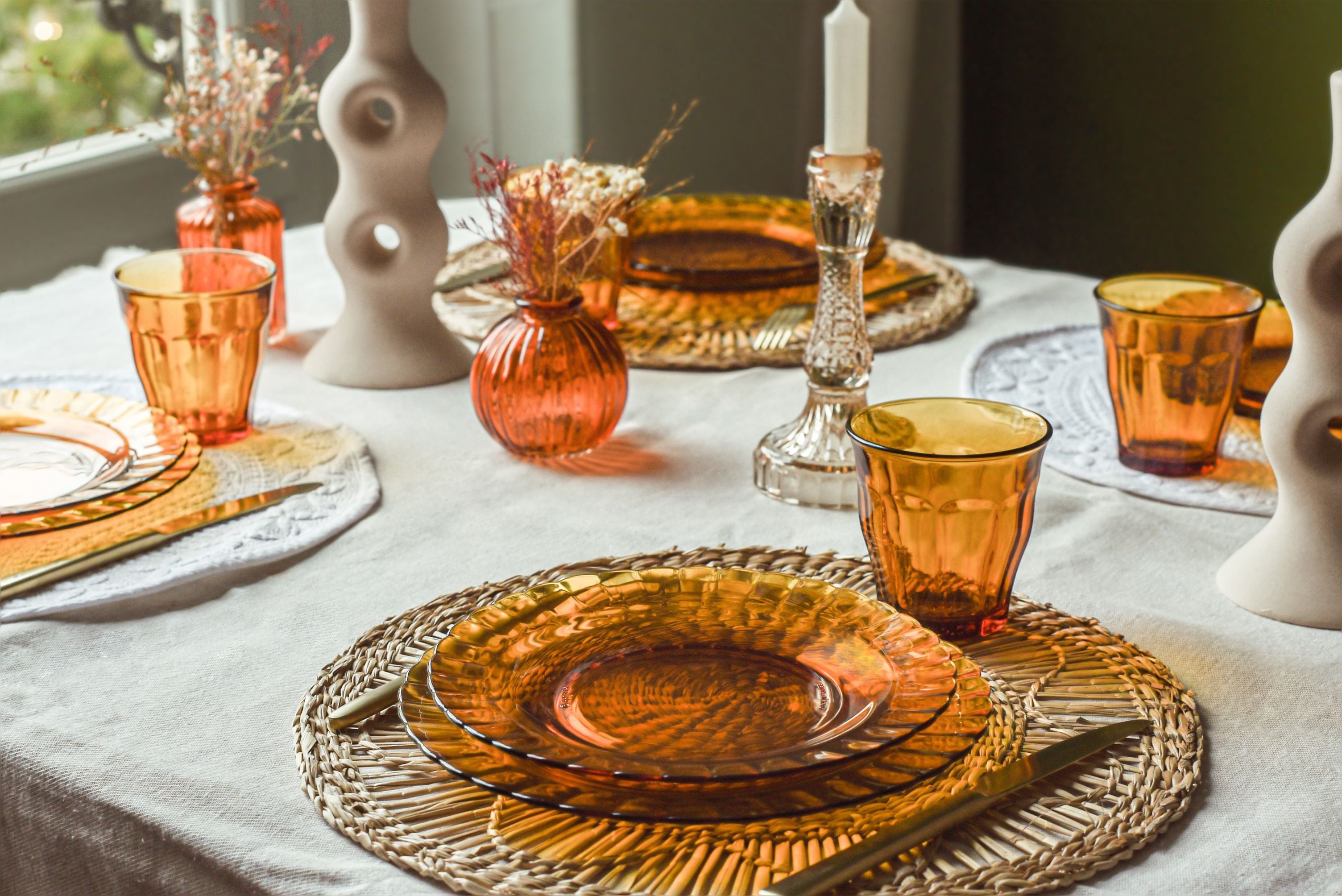 Glassware dinner set hotsell