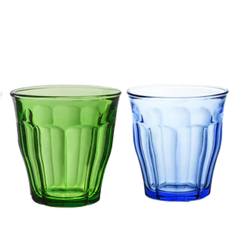 Duralex Picardie Marine & Green (3xea) Glass Tumblers – Set of 6 (250ml)