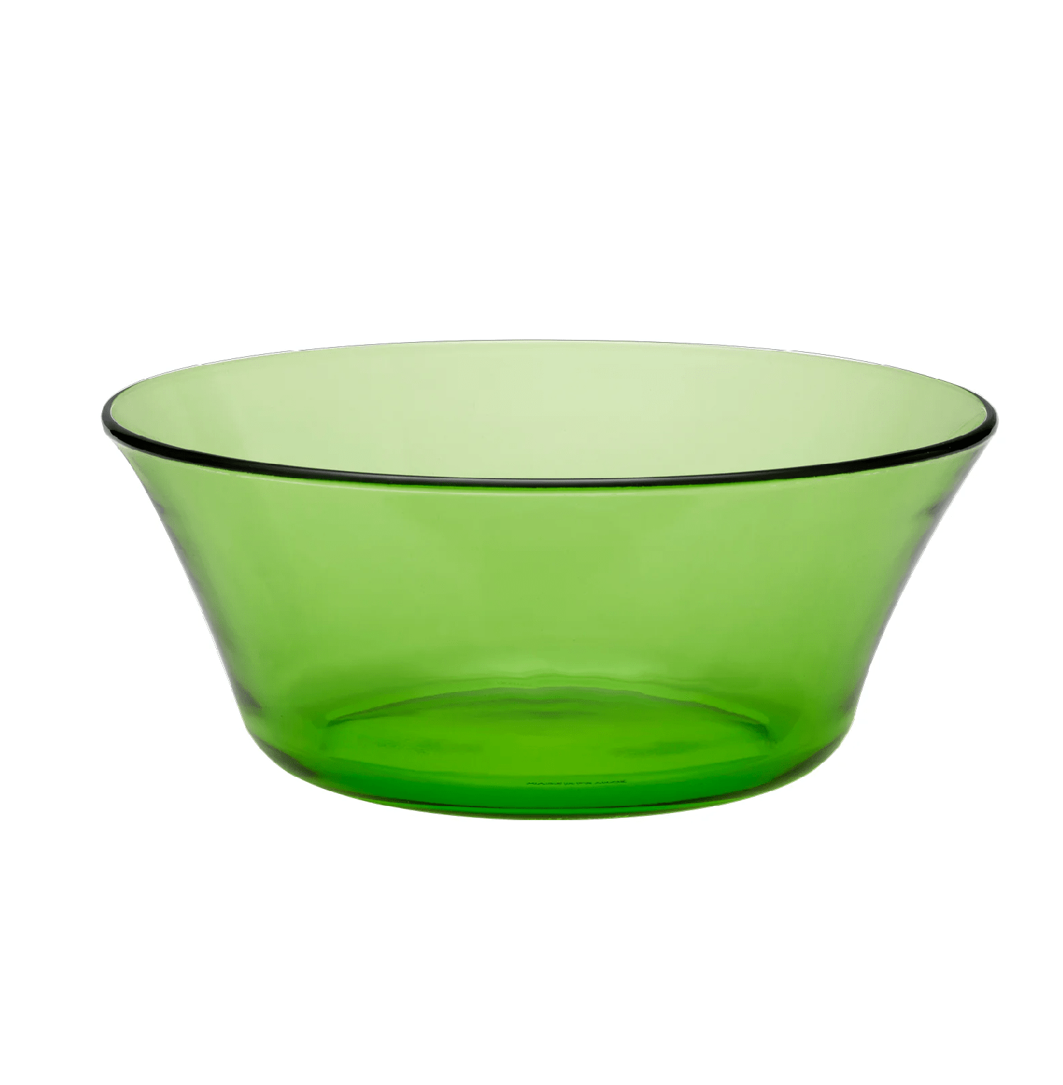 Lys Salad Bowl Set of 2 Amber and Green - Duralex Canada | Tough Tempered Glassware