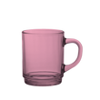Duralex Plum Versailles Mugs 260 ml (Set of 6) Duralex Lys. The Plum purple glass mug with handle. La tasse en verre violet prune avec anse.