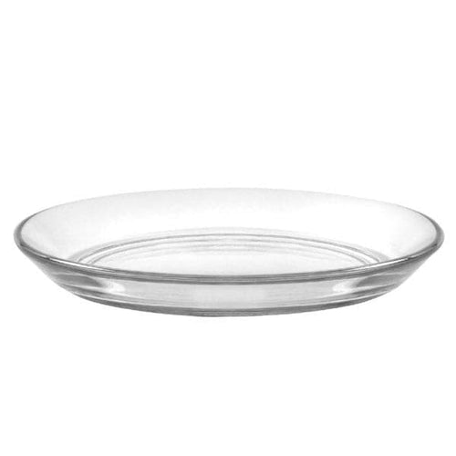 Lily - Club transparent glass plate 13.5 cm (Set of 6)