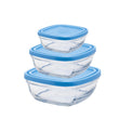 Duralex Canada | Tough Tempered Glassware LYS Rectangular 3-Piece Freshbox Set – 0.39L, 1.1L & 1.65L LYS Rectangular 3-Piece Freshbox Set – 0.39L, 1.1L & 1.65L